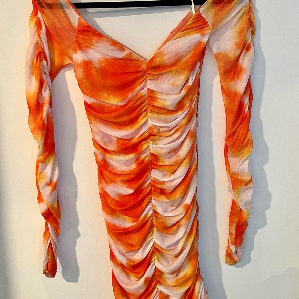 Off shoulder Tanner Dress Long Sleeve - Picture 7 of 8